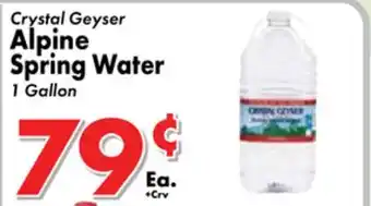 Valley Marketplace Crystal Geyser Alpine Spring Water offer