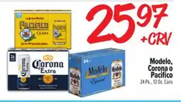El Super Modelo, Corona o Pacifico offer