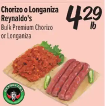 El Super Chorizo o Longaniza Reynaldo's offer