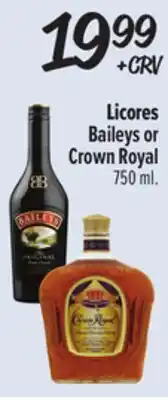 El Super Licores Baileys or Crown Royal offer