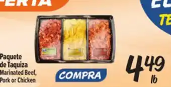 El Super Paquete de Taquiza offer