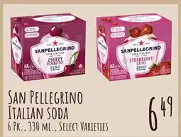 Jewel-Osco SAN PELLEGRINO Italian Soda offer