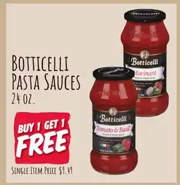 Jewel-Osco Botticelli Pasta Sauces offer