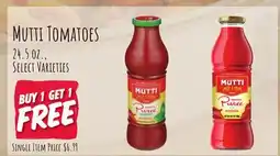 Jewel-Osco Mutti Tomatoes offer