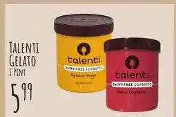 Jewel-Osco TALENTI GELATO offer