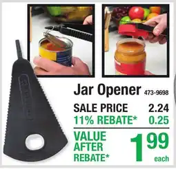 Menards Jar Opener offer