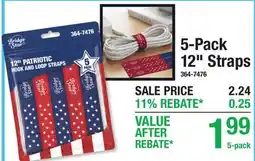 Menards 5-Pack 12 Straps offer
