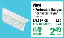 Menards Vinyl offer