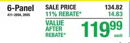 Menards 6-Panel offer