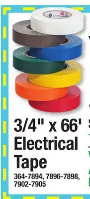 Menards 3/4 x 66' Electrical Tape offer