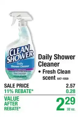 Menards Daily Shower Cleaner offer
