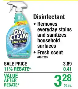 Menards Disinfectant MULTI-PURPOSE offer