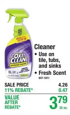 Menards Cleaner offer