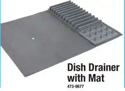 Menards Dish Drainer with Mat offer