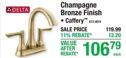 Menards Champagne Bronze Finish offer