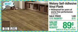 Menards Melony Self-Adhesive Vinyl Plank offer