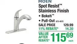 Menards Spot Resist Stainless Finish offer