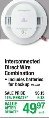 Menards Interconnected Direct Wire Combination offer