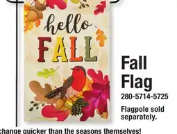 Menards Fall Flag offer
