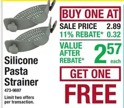 Menards Silicone Pasta Strainer offer