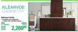 Menards Bathroom Vanity offer