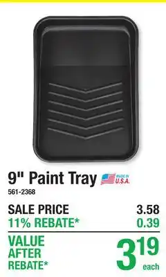 Menards 9 Paint Tray offer