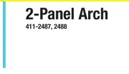Menards 2-Panel Arch offer