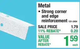 Menards Metal offer