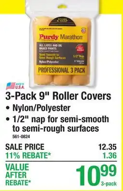 Menards 3-Pack 9 Roller Covers offer