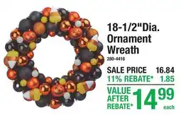 Menards 18-1/2Dia. Ornament Wreath offer