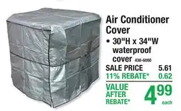 Menards Air Conditioner Cover offer