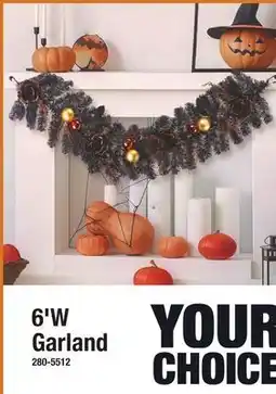 Menards 6' W Garland offer