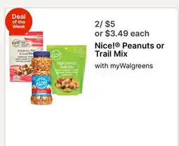Walgreens Nice! Peanuts or Trail Mix offer