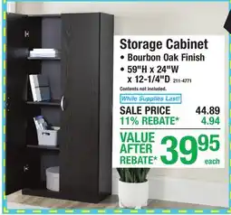 Menards Storage Cabinet offer