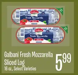 Jewel-Osco Galbani Fresh Mozzarella Sliced Log offer