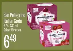 Jewel-Osco San Pellegrino Italian Soda offer