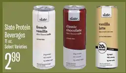 Jewel-Osco Slate Protein Beverages offer