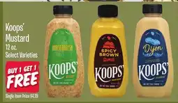Jewel-Osco Koops' Mustard offer
