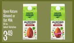 Jewel-Osco Open Nature Almond or Oat Milk offer