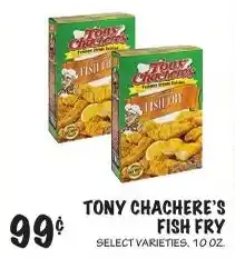 Foodarama Tony Chachere's fish fry offer