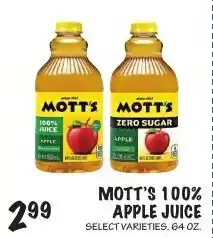 Foodarama Mott's 100% apple juice offer