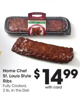 Kroger Home Chef St. Louis Style Ribs offer