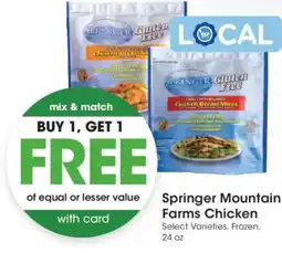 Kroger Springer Mountain Farms Chicken offer