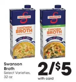 Kroger Swanson Broth offer
