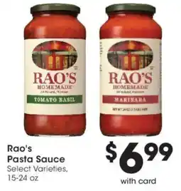 Kroger Rao's Pasta Sauce offer