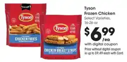 Kroger Tyson frozen chicken select varieties offer