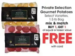Kroger Private Selection Gourmet Potatoes offer
