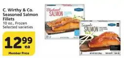 Vons C. Wirthy & Co. Seasoned Salmon Fillets offer