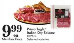 Pavilions Primo Taglio Italian Dry Salame offer