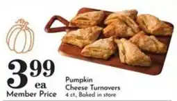 Pavilions Pumpkin Cheese Turnovers offer